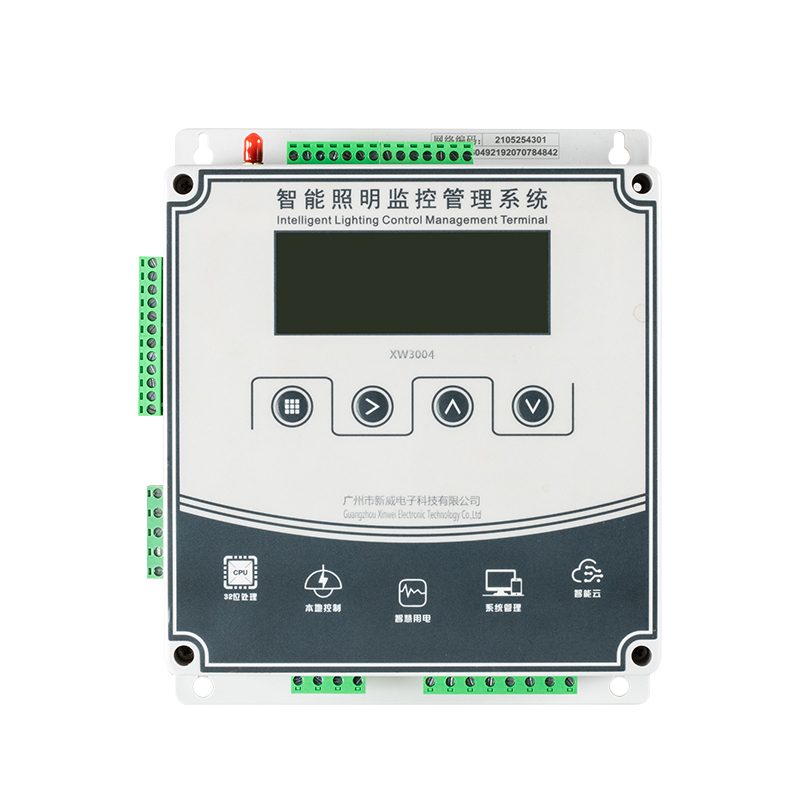 4路 智能照明监控管理终端 集中控制器 远程控制主机 XW3004