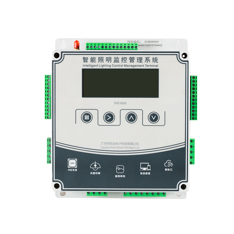 8路智能照明监控管理终端 城市自动化远程监控终端